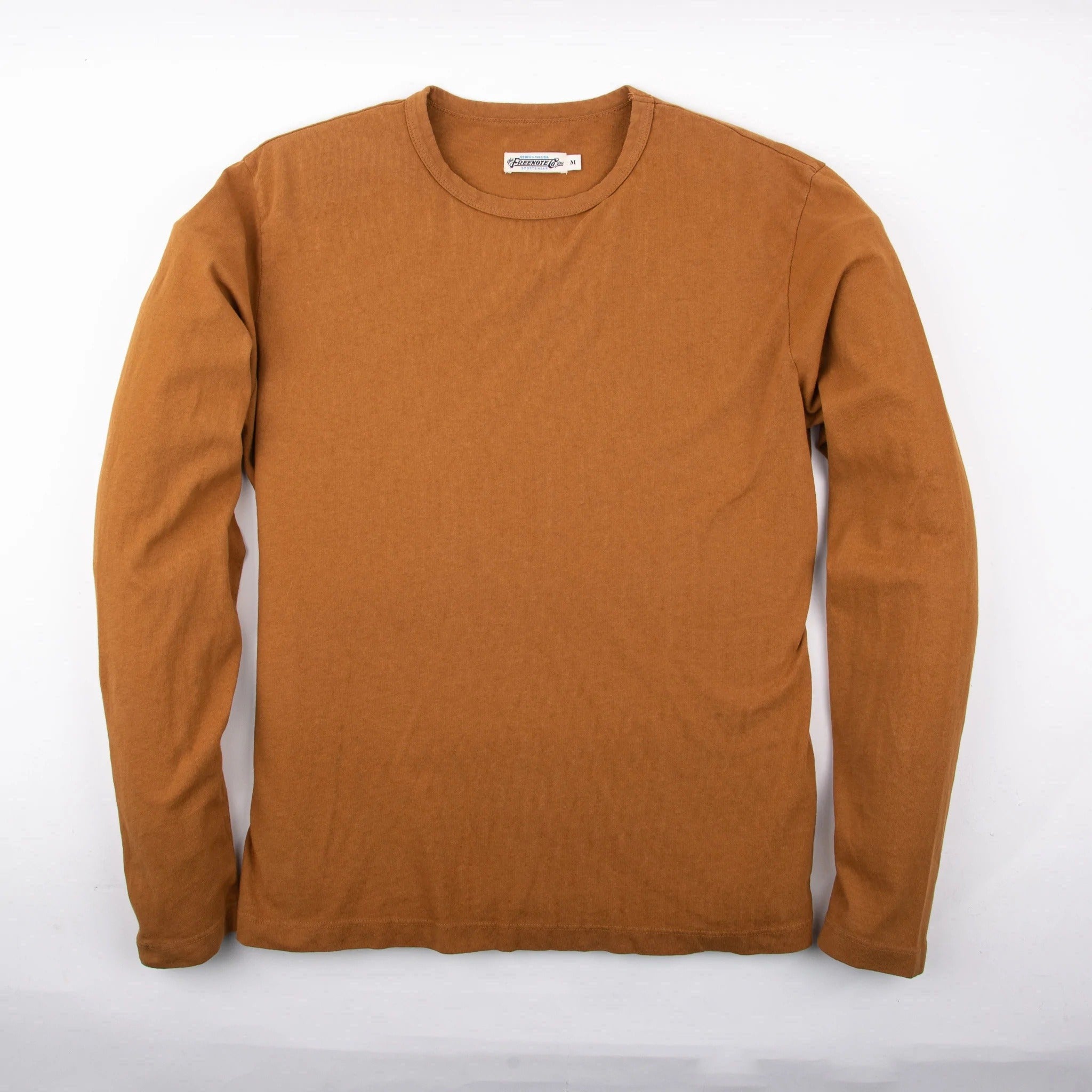 Freenote Cloth 9 ounce t-shirt L/S Tobacco