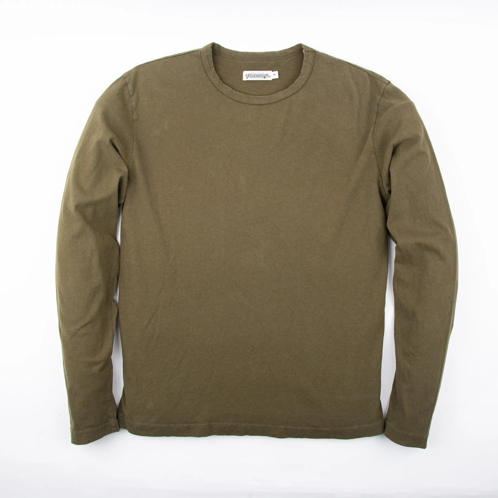 Freenote Cloth 9 ounce t-shirt L/S Olive