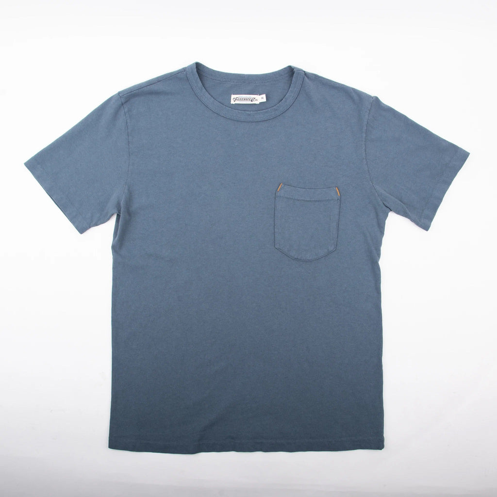 Freenote Cloth 9 Ounce Pocket T-Shirt Blue