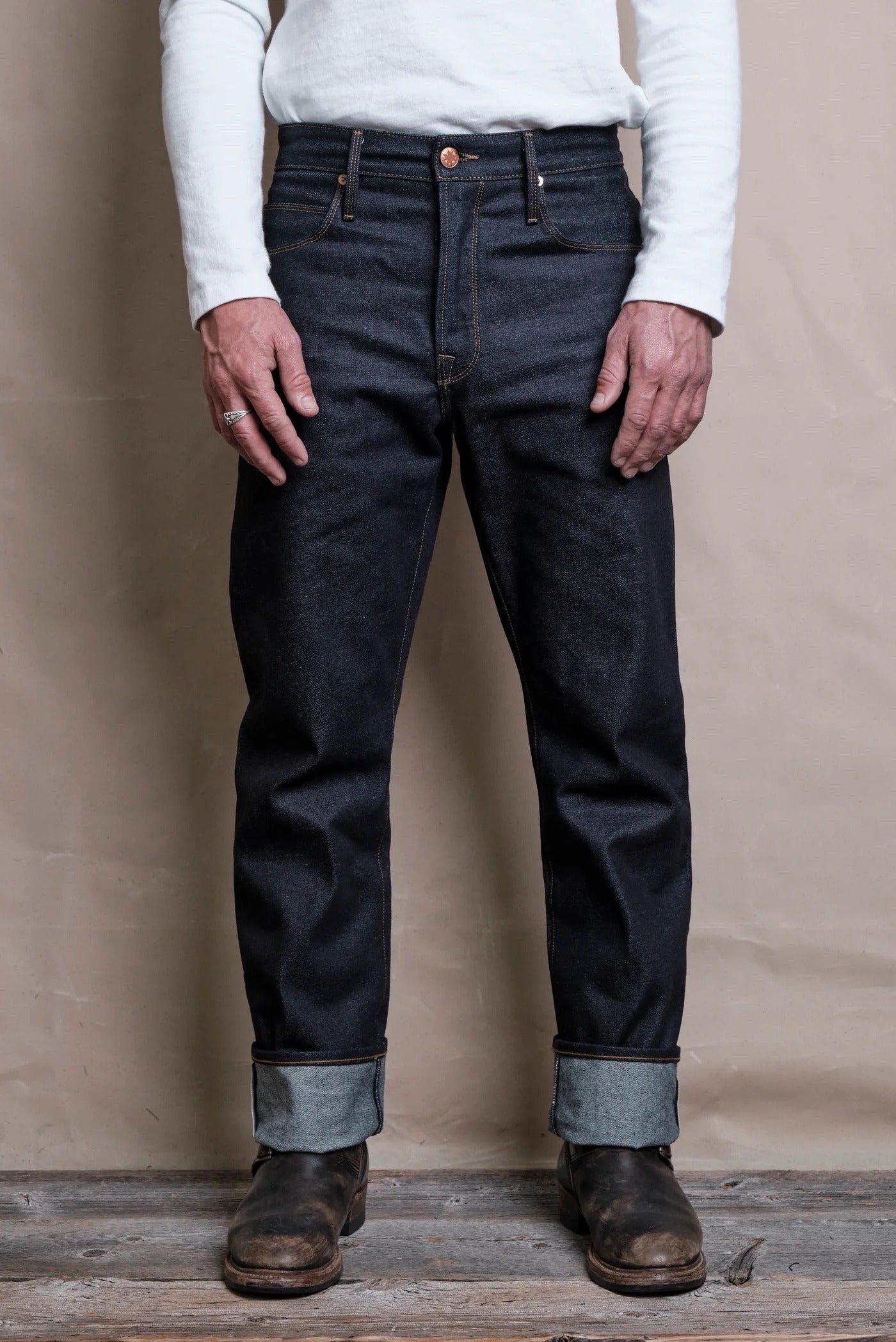 Freenote Cloth - belford straight 14.50 ounce kaihara denim