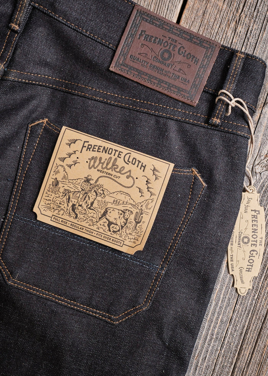 Freenote Cloth - wilkes western 14.50 ounce kaihara denim