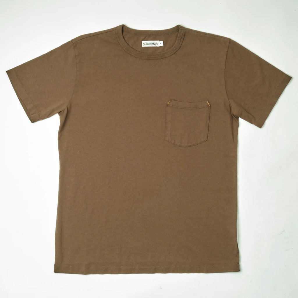 Freenote Cloth 9 Ounce Pocket T-Shirt Cedar