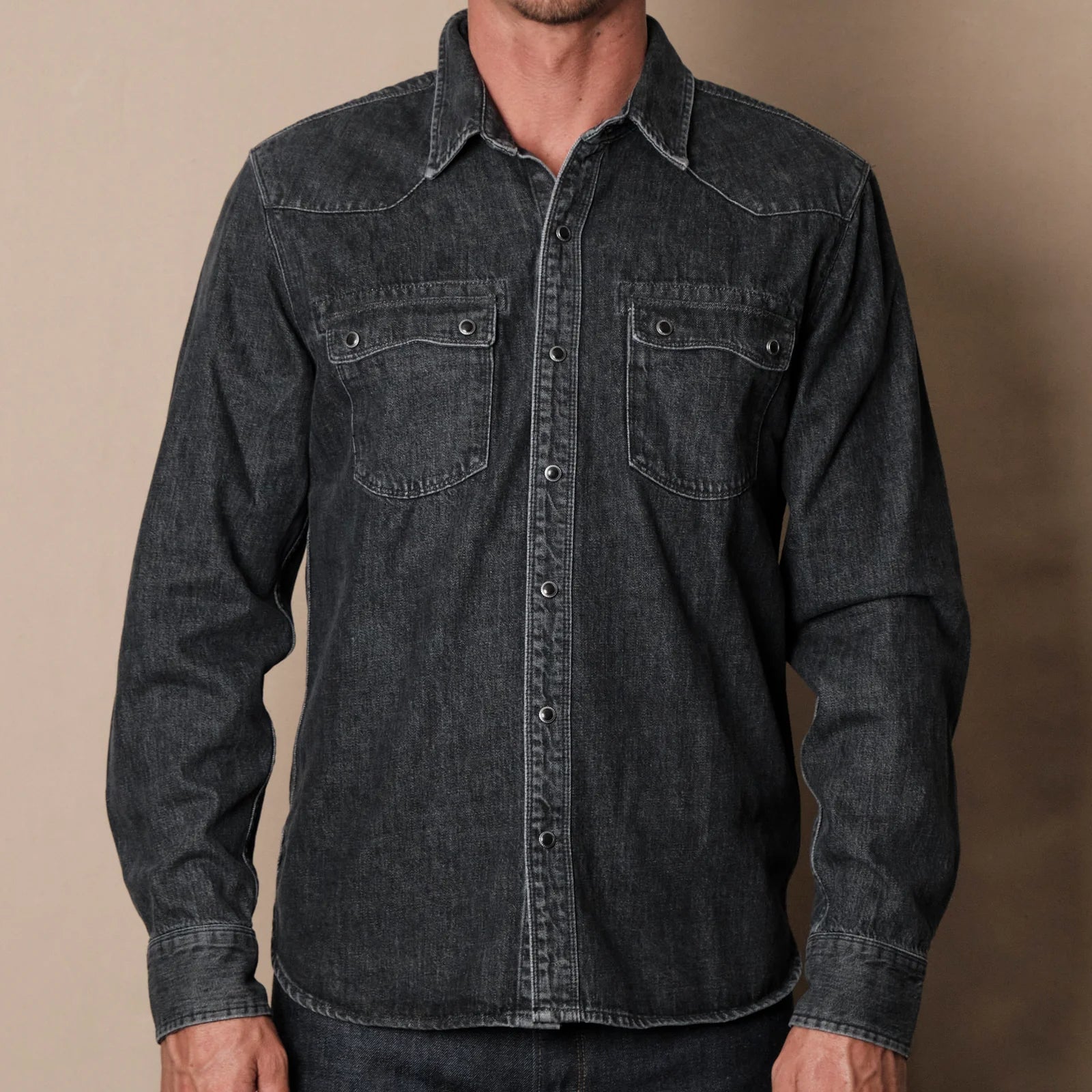 Freenote Cloth Modern Western 11oz Black Stone