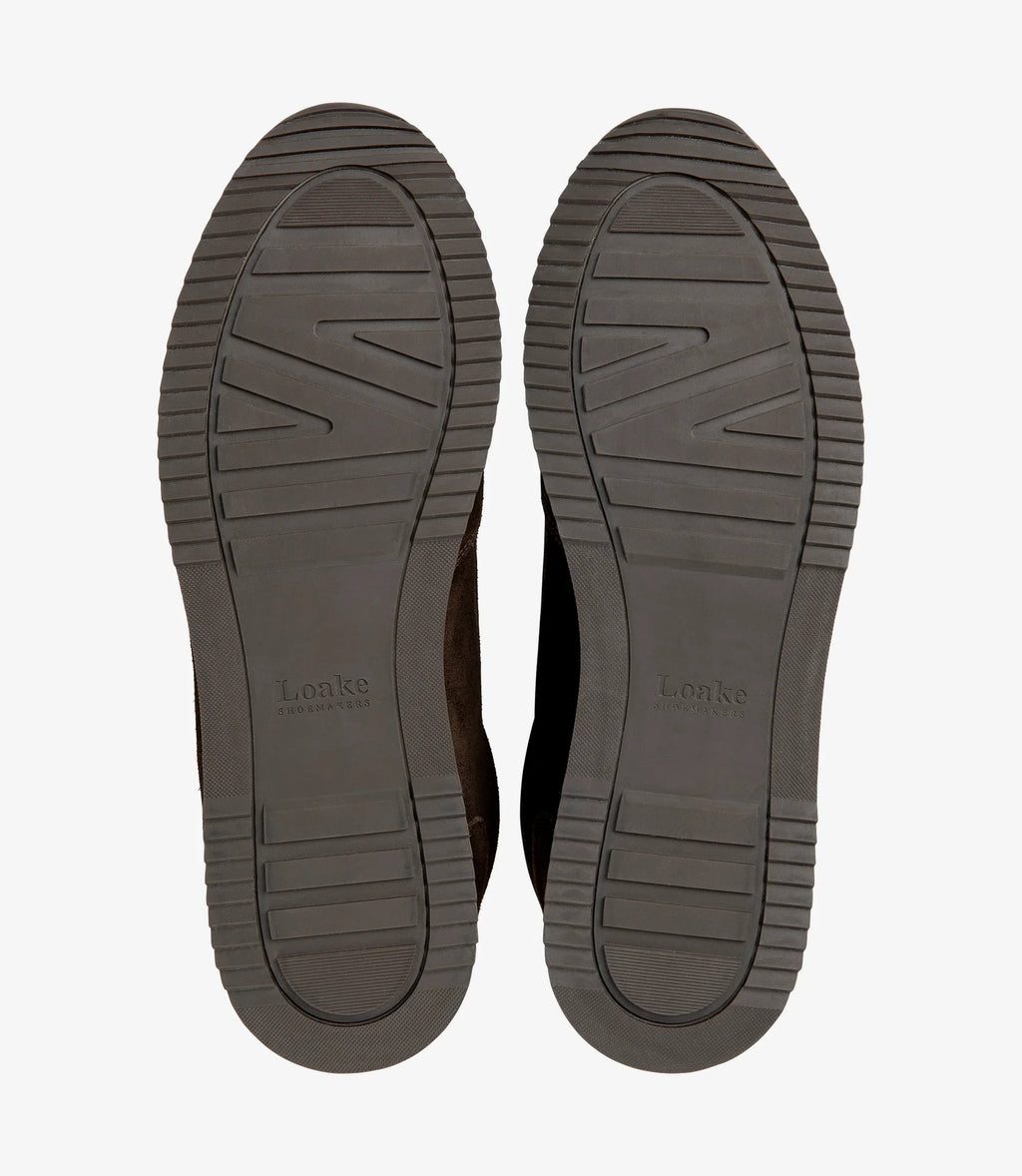 Loake Bannister Sneaker Dark Brown Suede