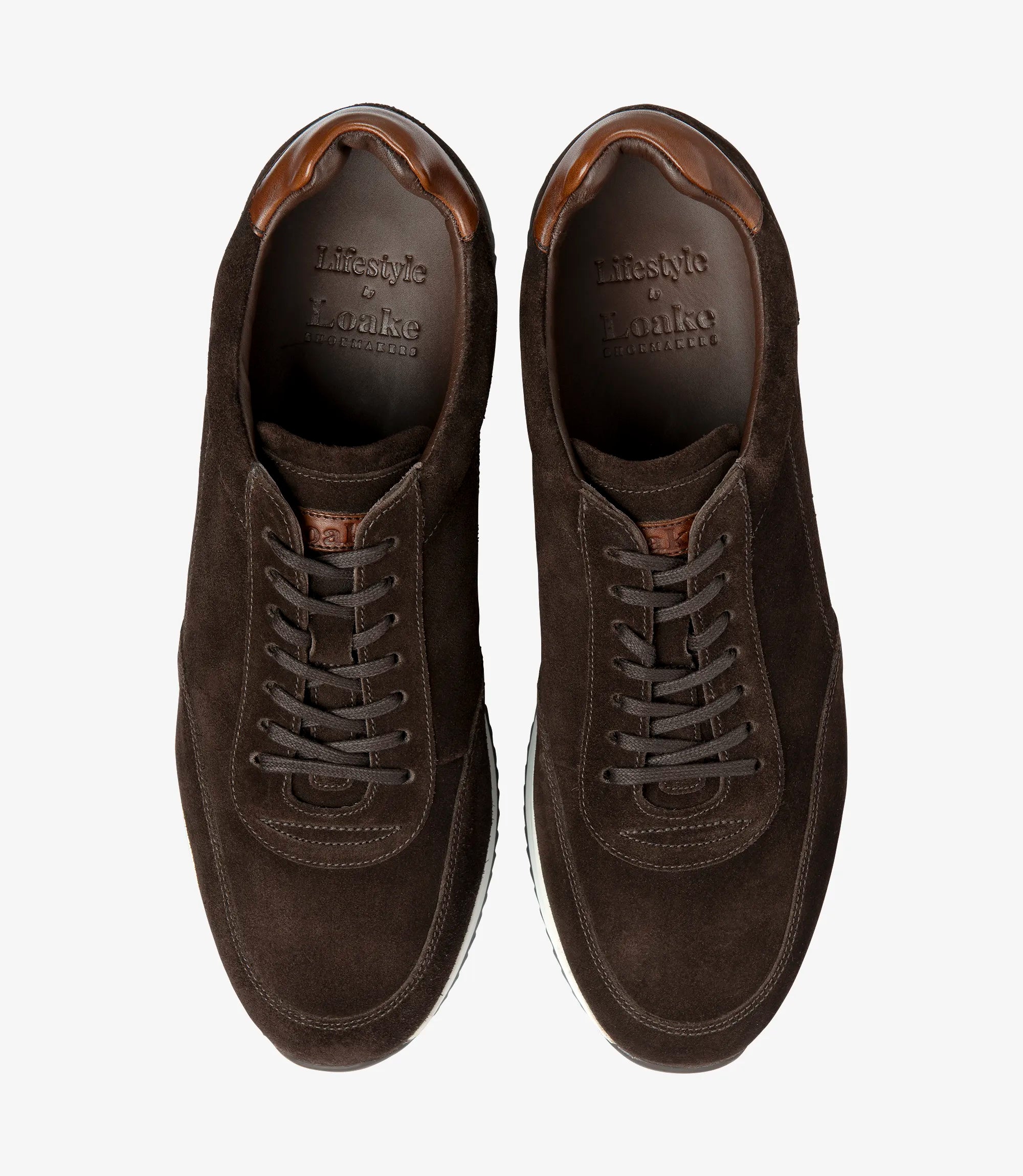 Loake Bannister Sneaker Dark Brown Suede