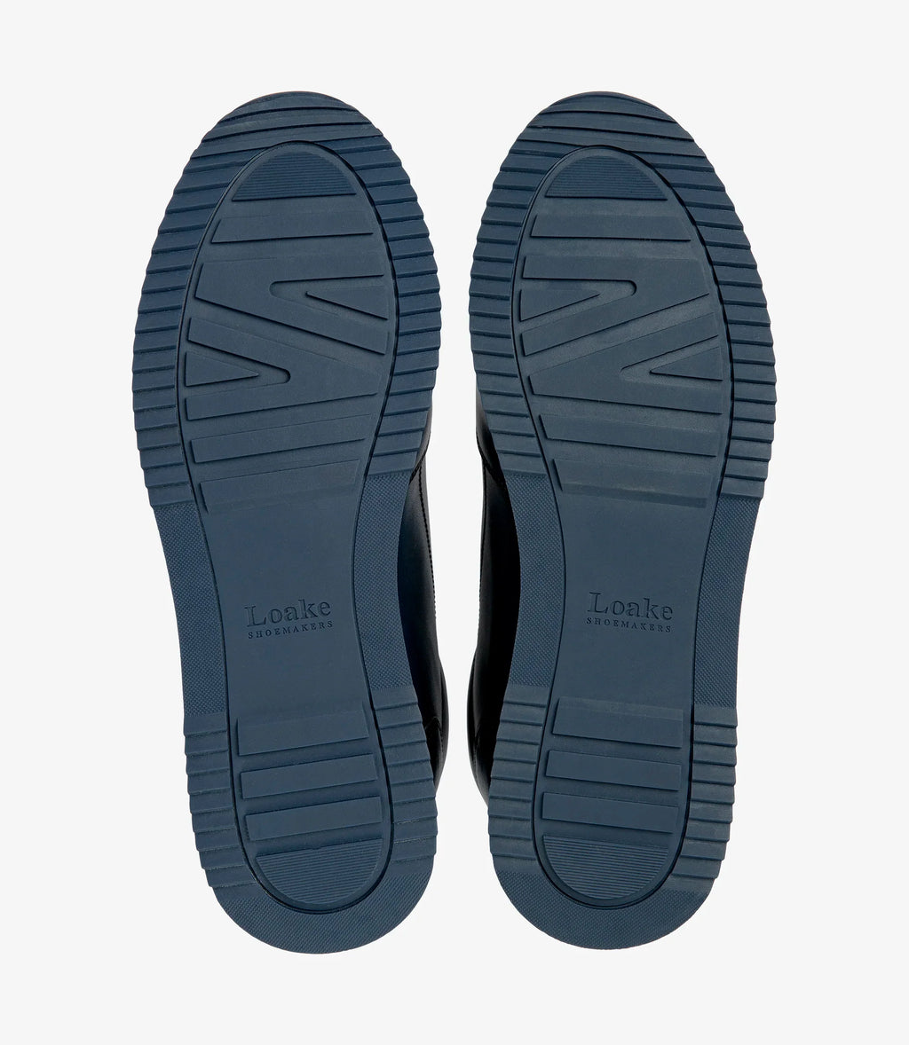 Loake Bannister Sneaker Navy Suede