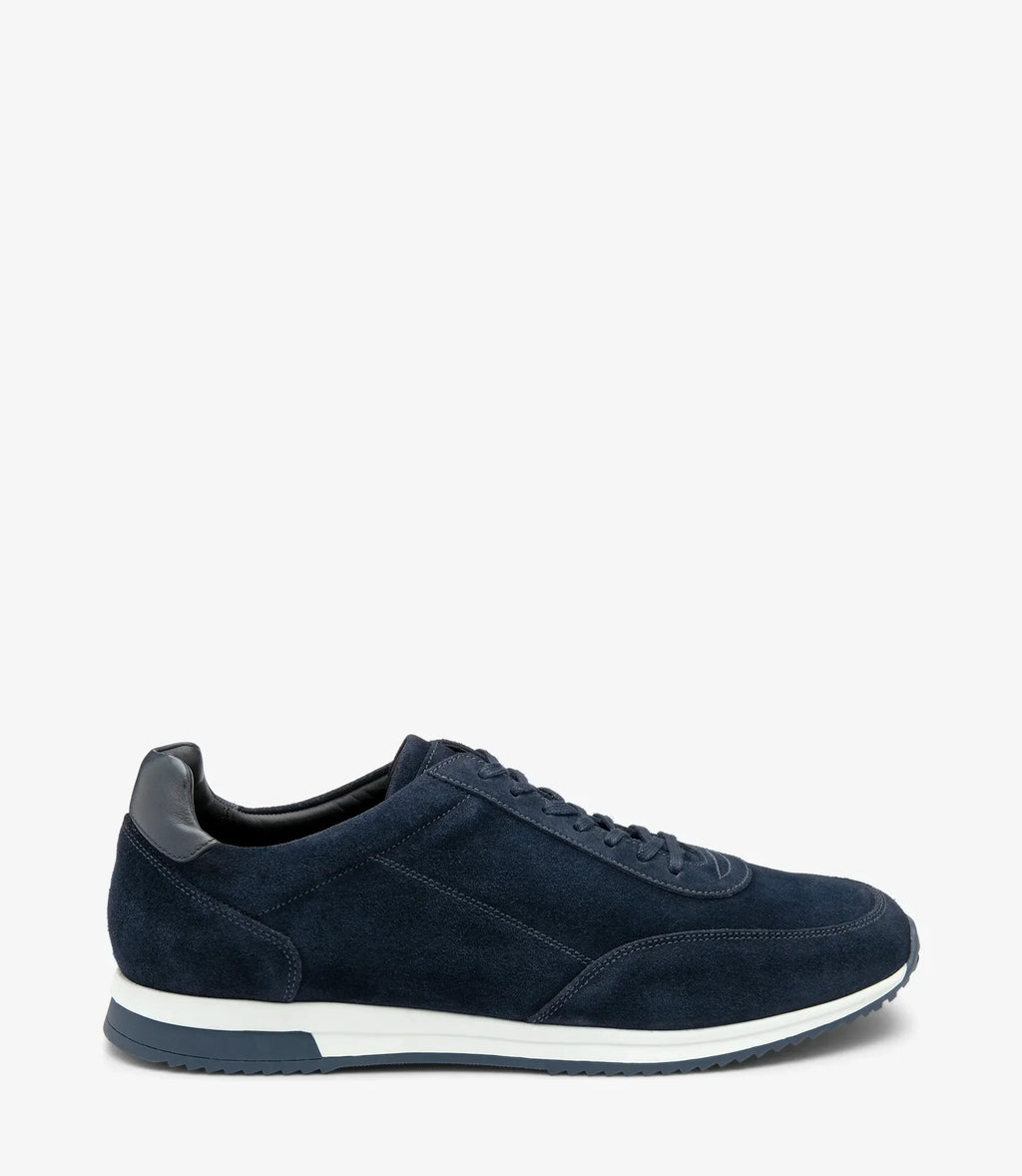 Loake Bannister Sneaker Navy Suede