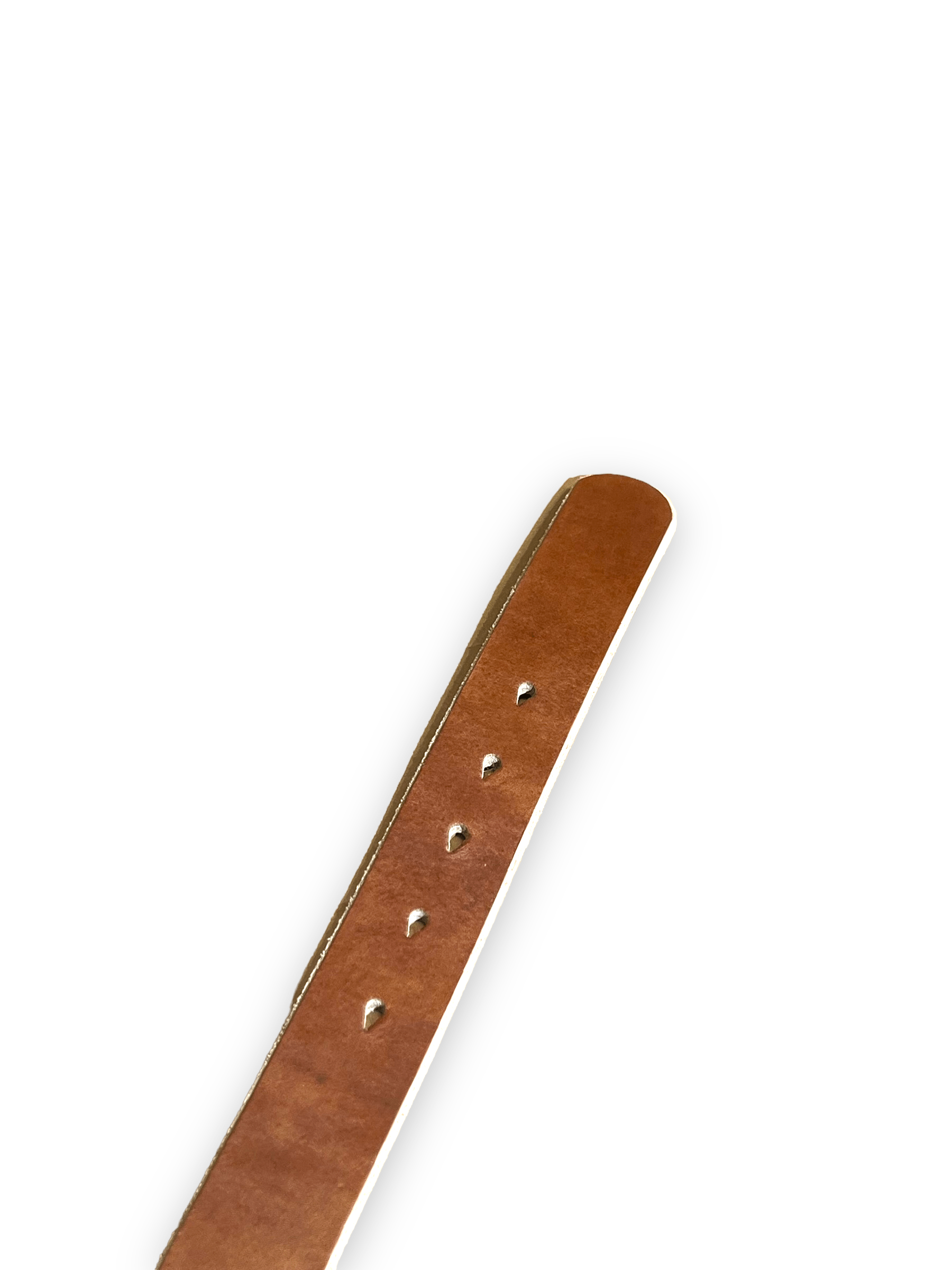 The Rope Oak Tanned Bridle Butt Quick Release Belt Dark Stain