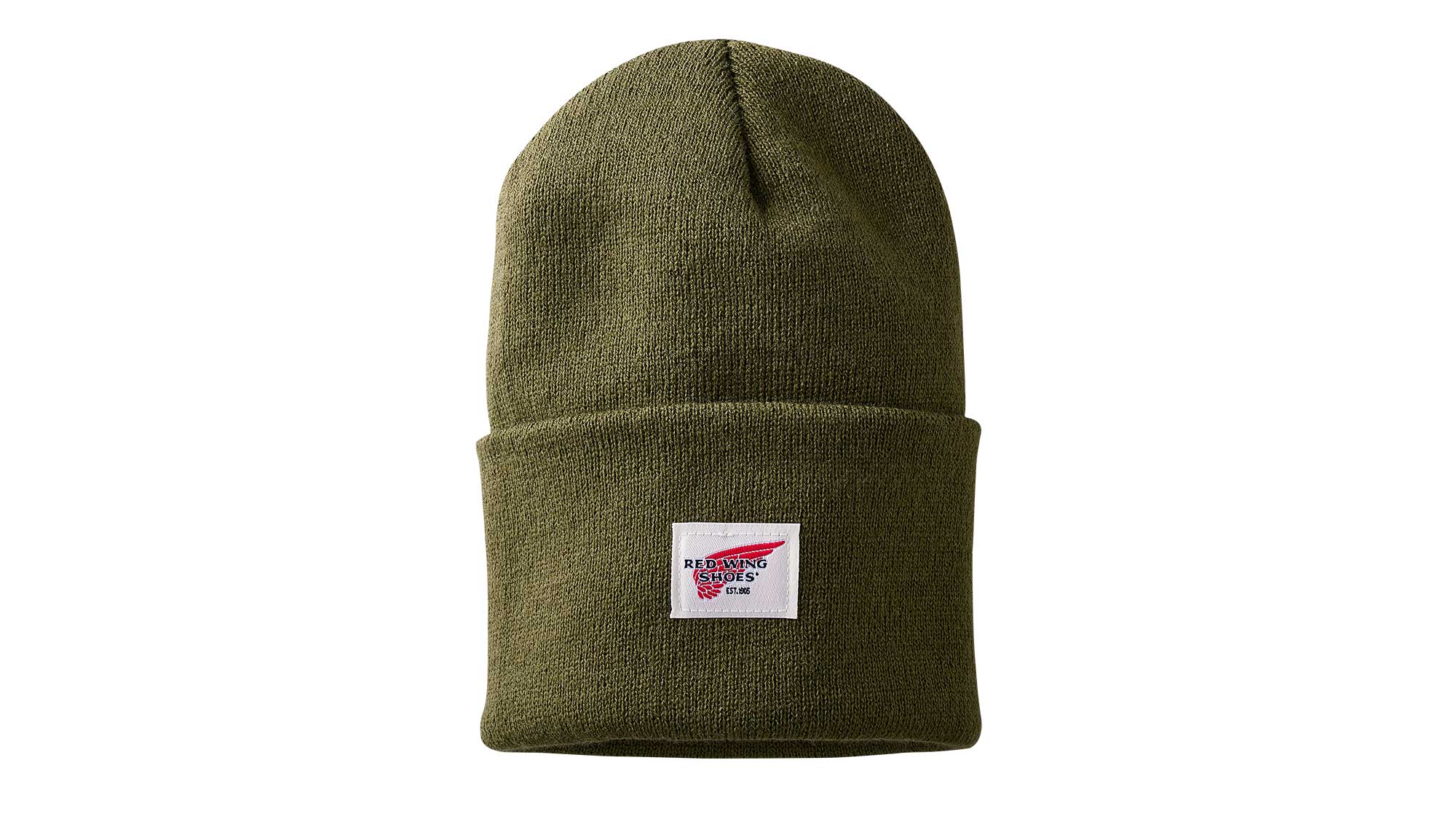 Red Wing - ACRYLIC LOGO BEANIE - ARMY GREEN