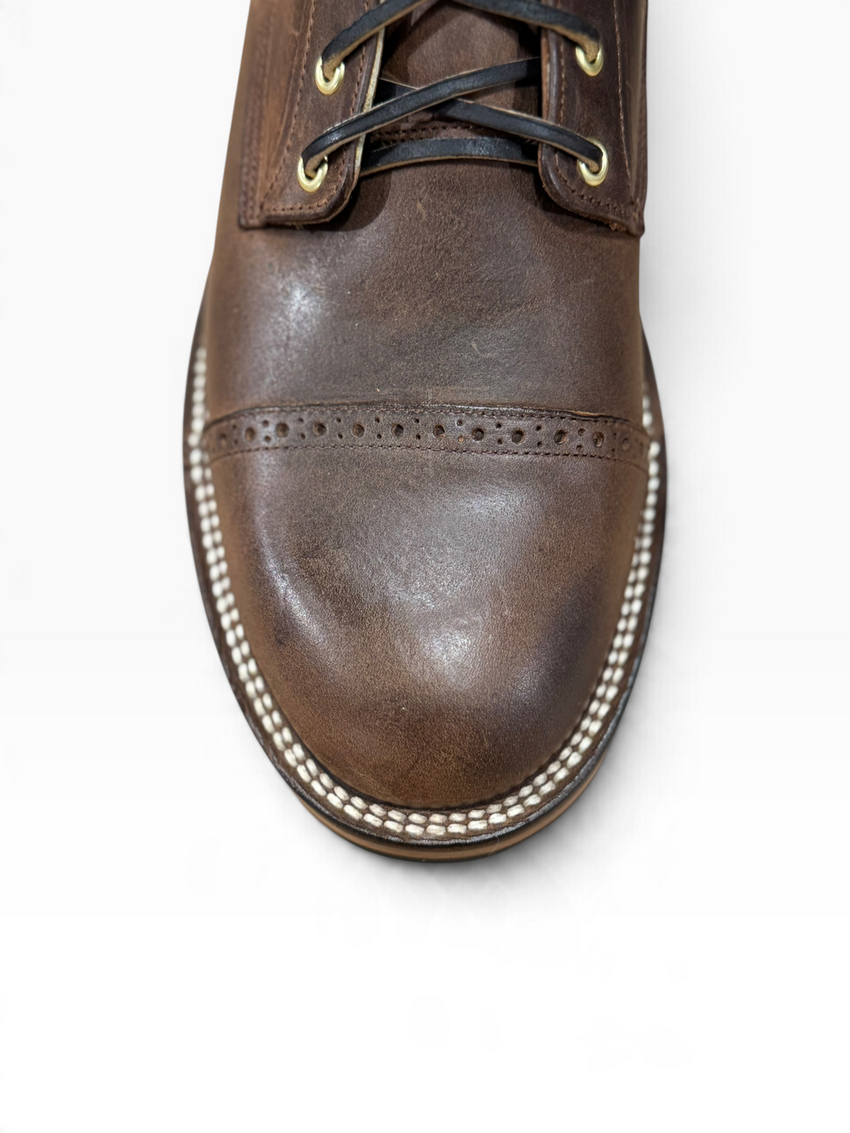 UNMARKED - DP Hunter Cap Toe Boot Vintage Rust