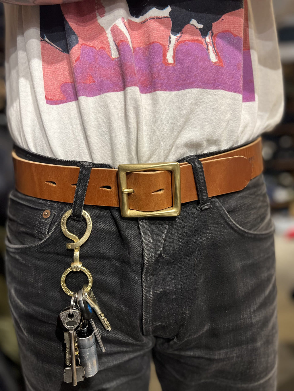 The Rope — Heavy Brass Buckle Belt Copper