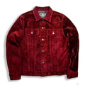 Double Helix The Boxer Horsehide Jacket Burgandy