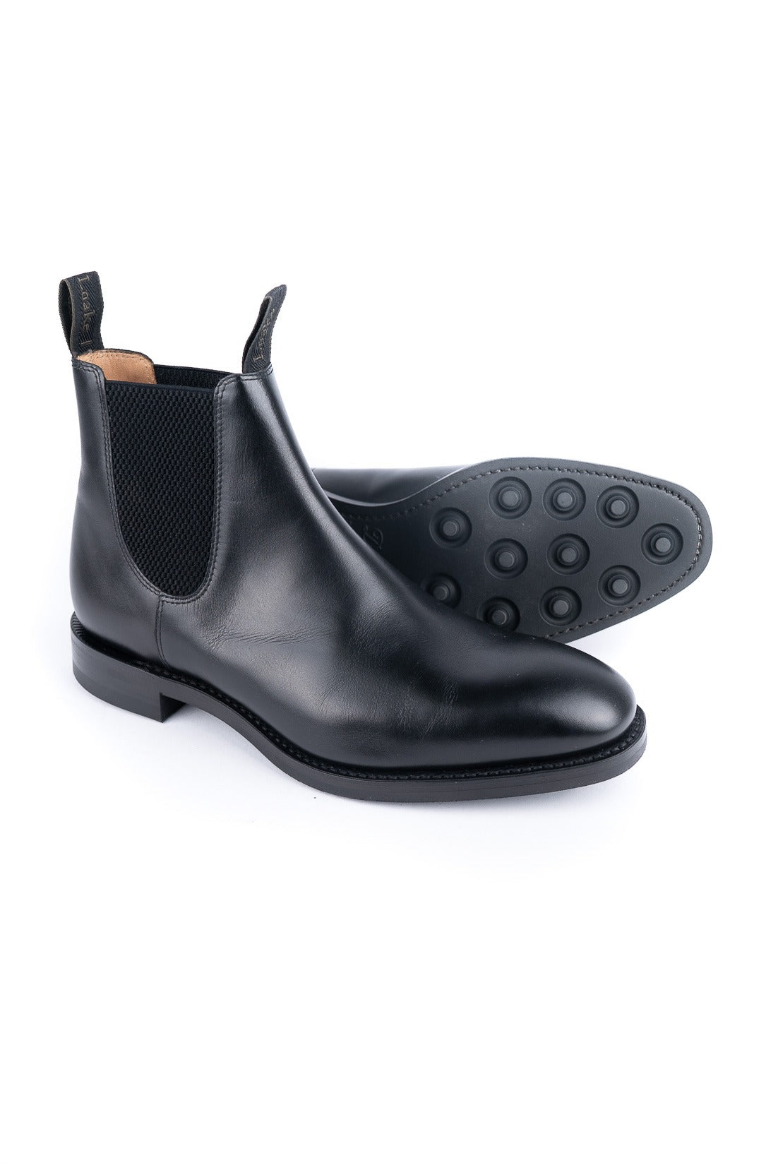Loake 1880 Chatsworth Black Chelsea Boots