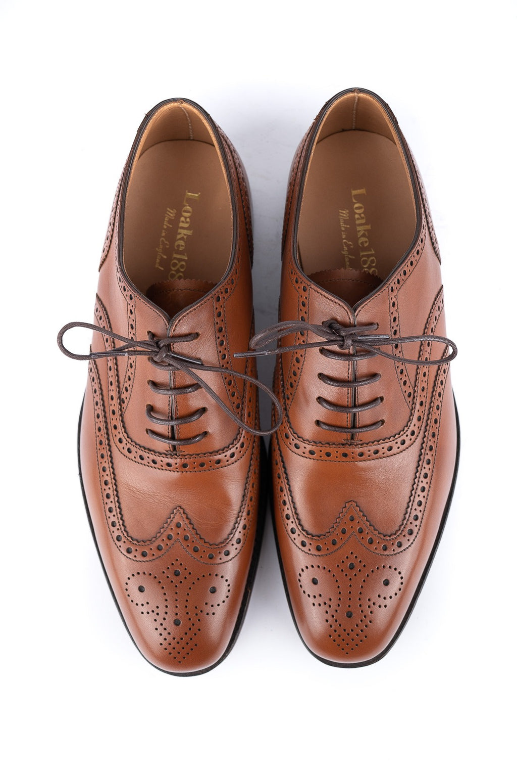 Loake 1880 Buckingham Brown Calf Brogue