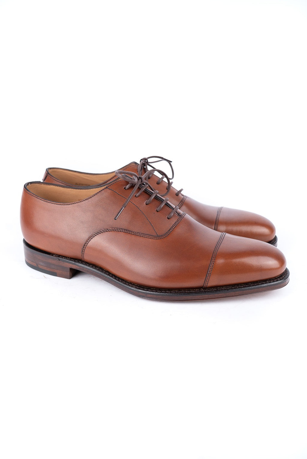 Loake 1880 Aldwych Mahonagy Calf Oxford Leather soles