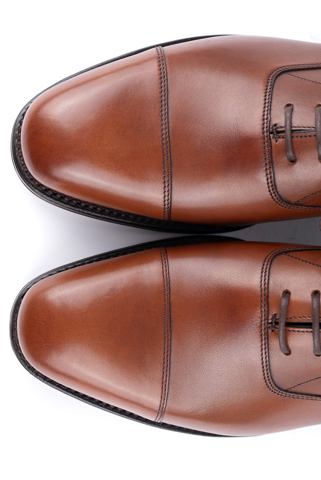 Loake 1880 Aldwych Mahonagy Calf Oxford Leather soles