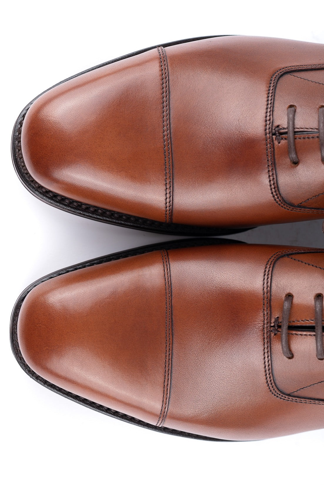 Loake 1880 Aldwych Mahonagy Calf Oxford Leather soles