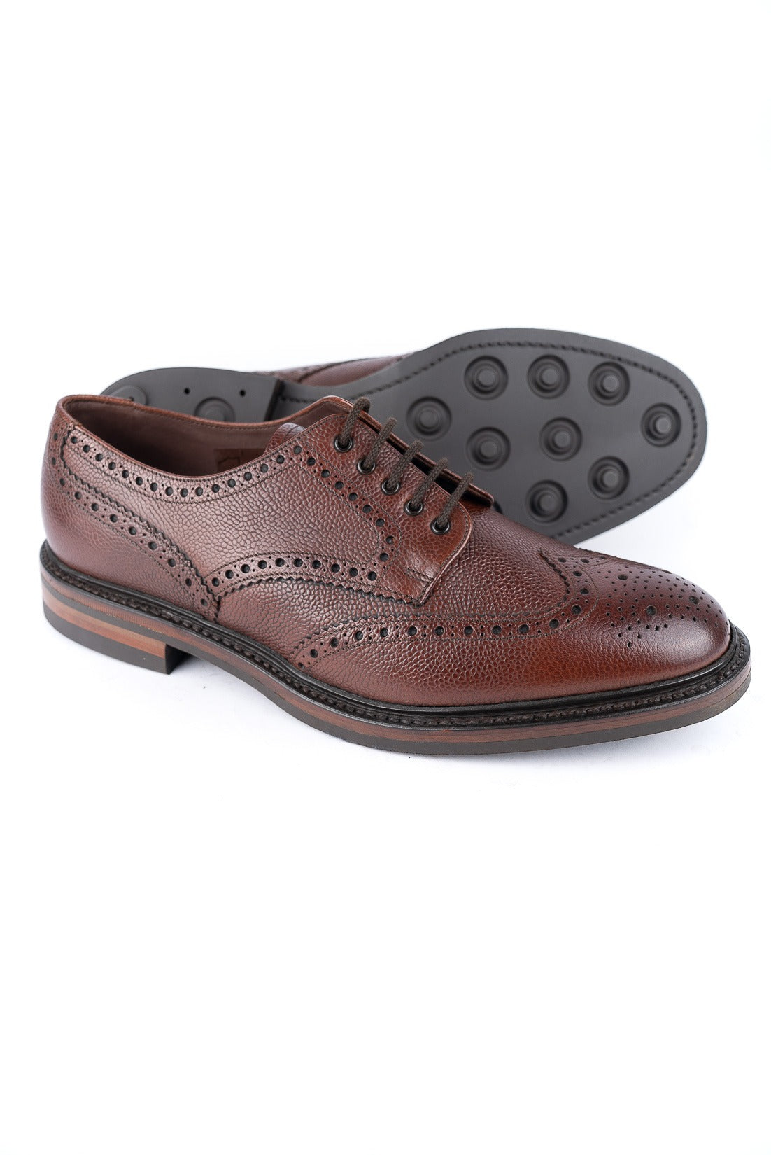 Loake 1880 Badminton Dark Brown Heavy Country Brogue