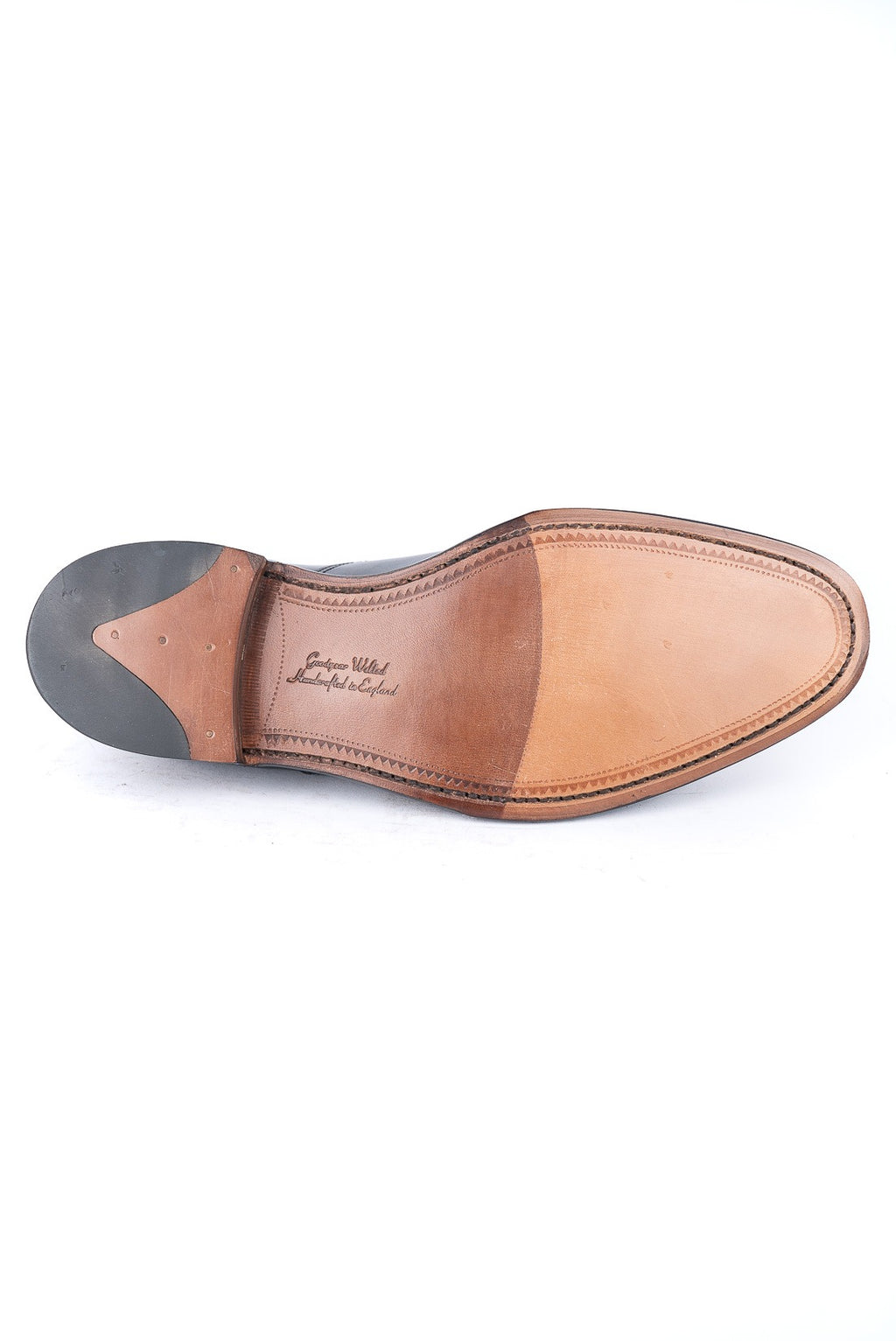 Loake 1880 Aldwych Black Calf Oxford Leather Soles