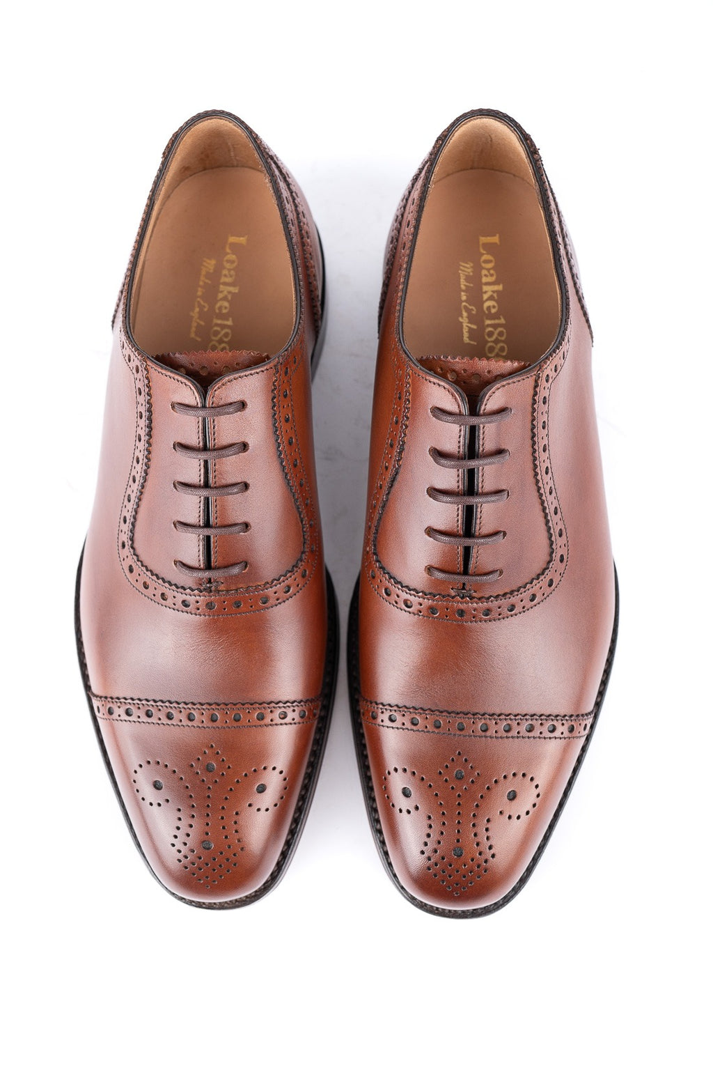 Loake 1880 Strand Mahonagy Semi-Brogue
