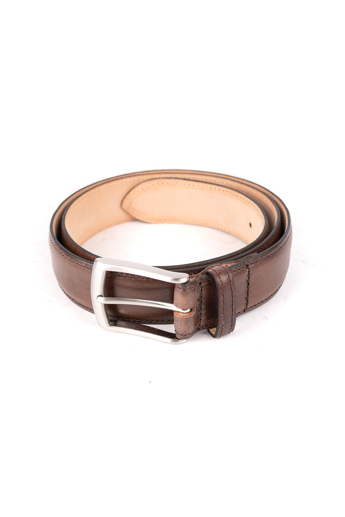 Loake Henry Belt Dark Brown
