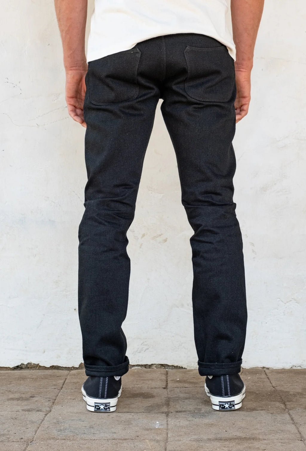 Freenote Cloth - avila slim taper 17 ounce black denim