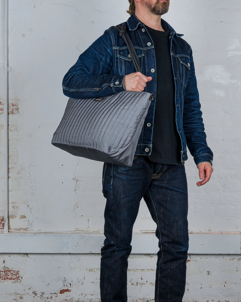 Obbi Good Label Originale Tech Material Millie Carry-All Tote Bag - Silver