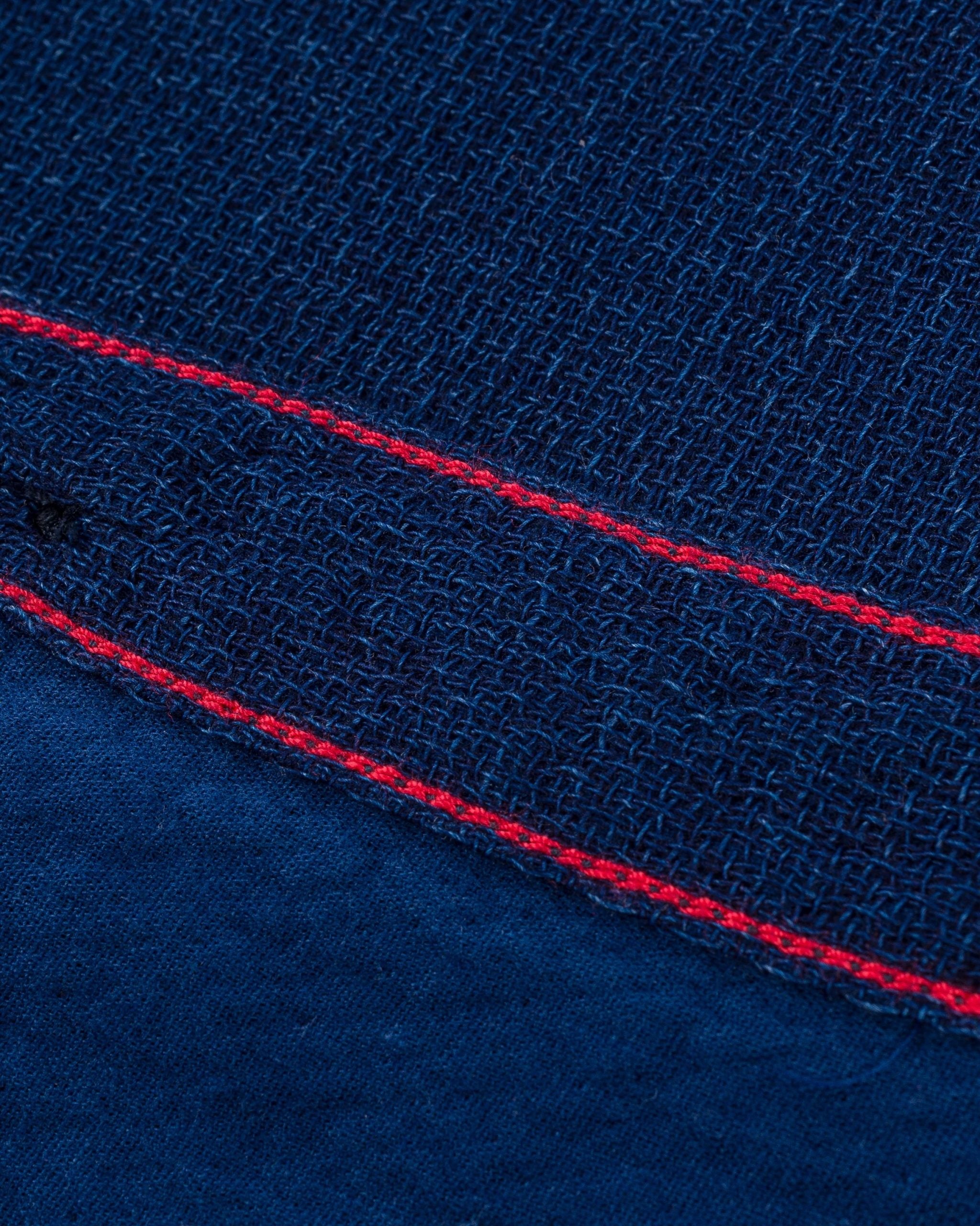 Iron Heart IHSH-417-IND - 5oz Double Gauze Short Sleeved Work Shirt - Indigo