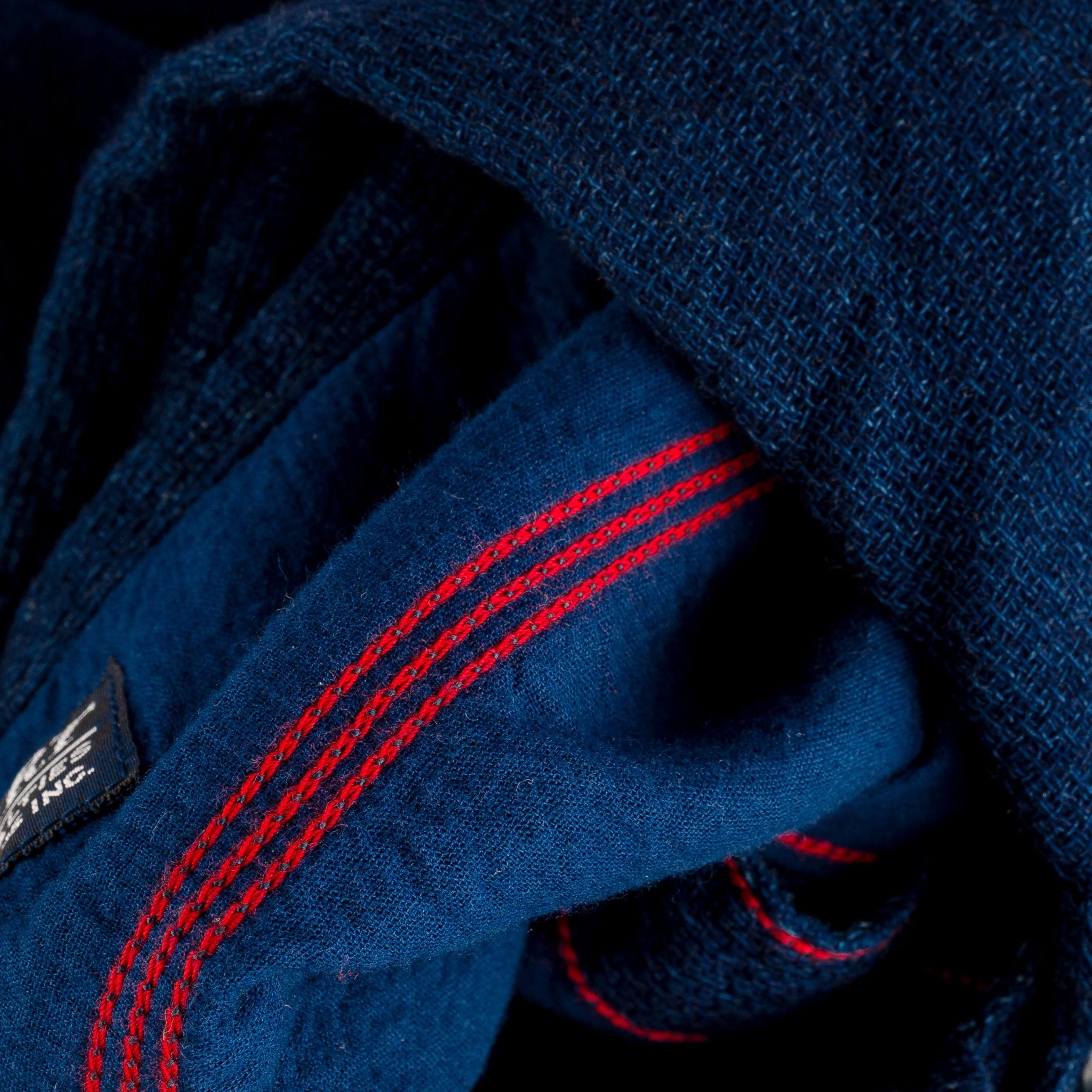 Iron Heart IHSH-417-IND - 5oz Double Gauze Short Sleeved Work Shirt - Indigo