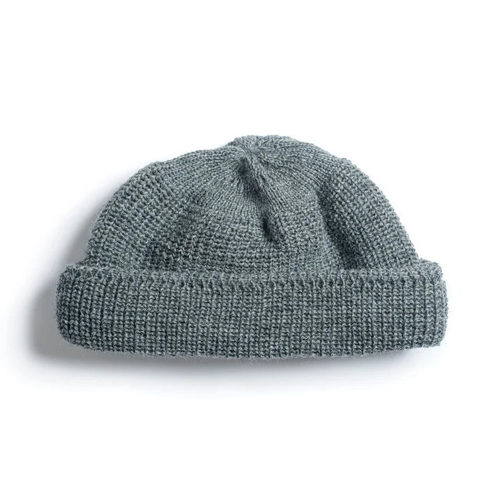 Heimat Textil Deck Hat - Virgin Wool Battleship Grey