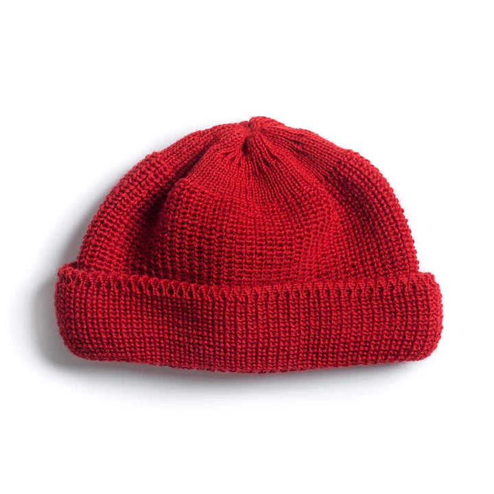 Heimat Textil Deck Hat - Virgin Wool Safety Red