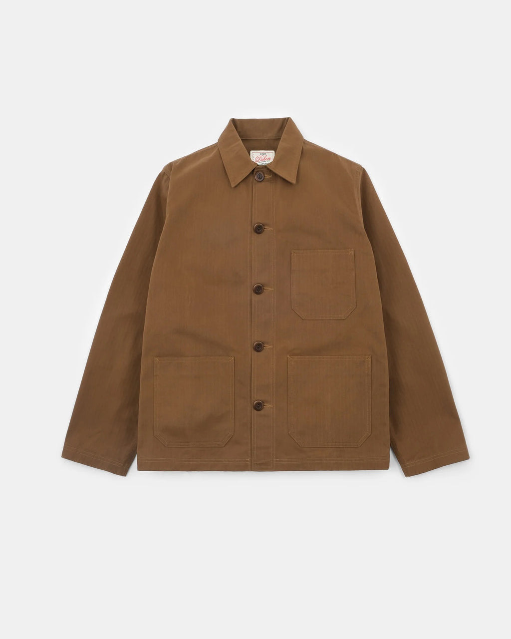 Dehen Woven Chore Coat - Nicotine