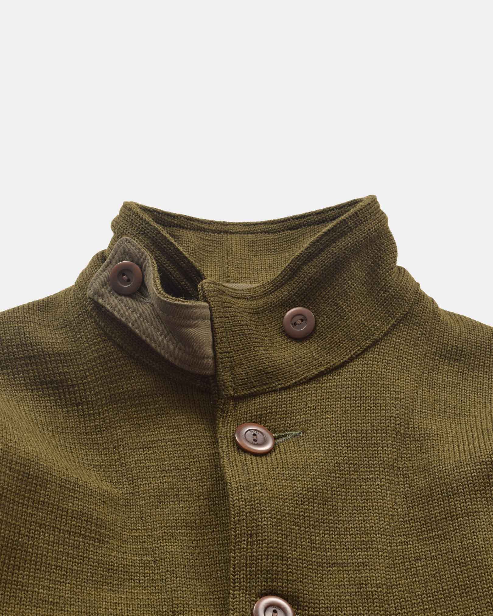 Dehen Submariner Sweater Coat - Loden