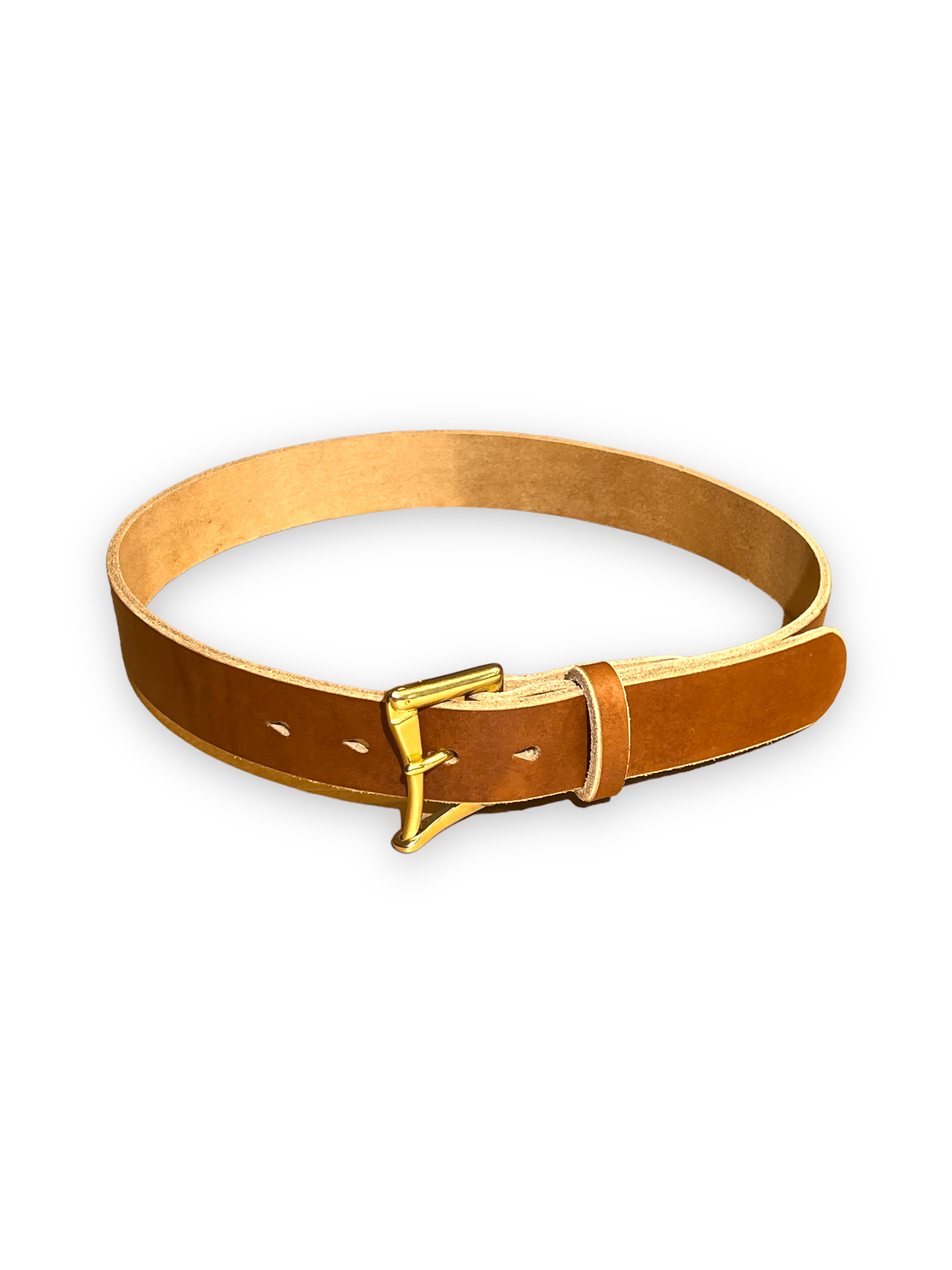 The Rope Oak Tanned Bridle Butt Quick Release Belt Dark Stain