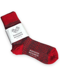Nishiguchi Kutsushita Oslo Wool Socks Red