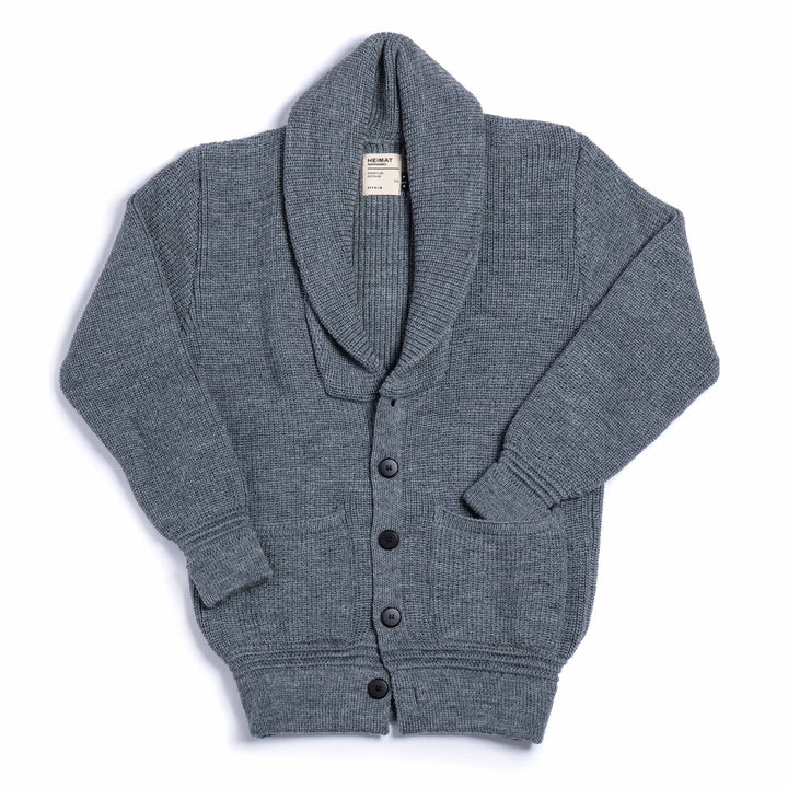 Heimat Textil Eigar Cardigan Battleship Grey