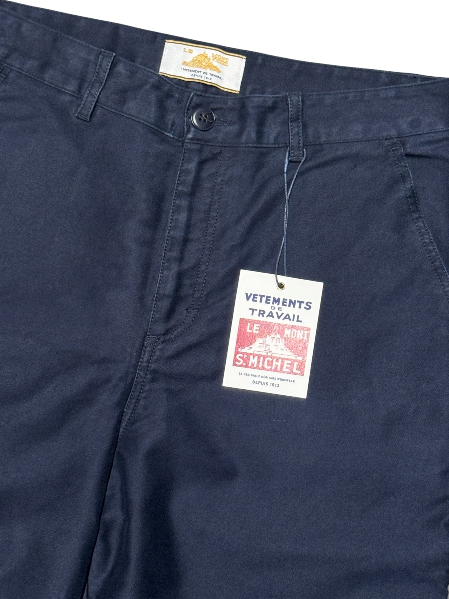 Le Mont St. Michel Moleskin Pero Carpenter Pants Navy
