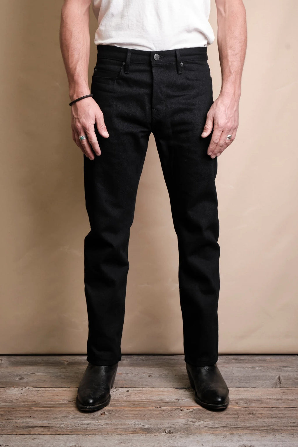 Freenote Cloth Trabuco Classic Straight 17 Ounce Black Denim