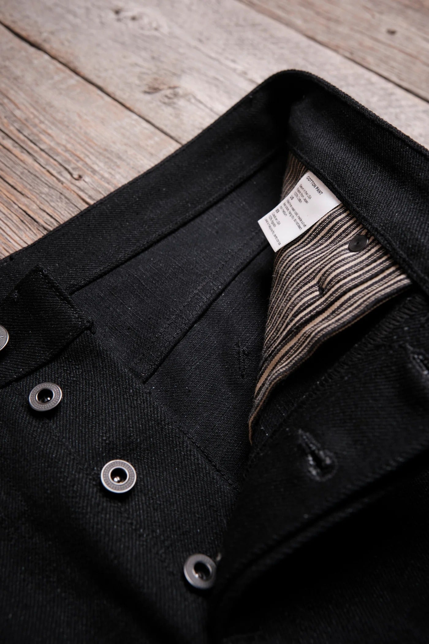 Freenote Cloth Trabuco Classic Straight 17 Ounce Black Denim