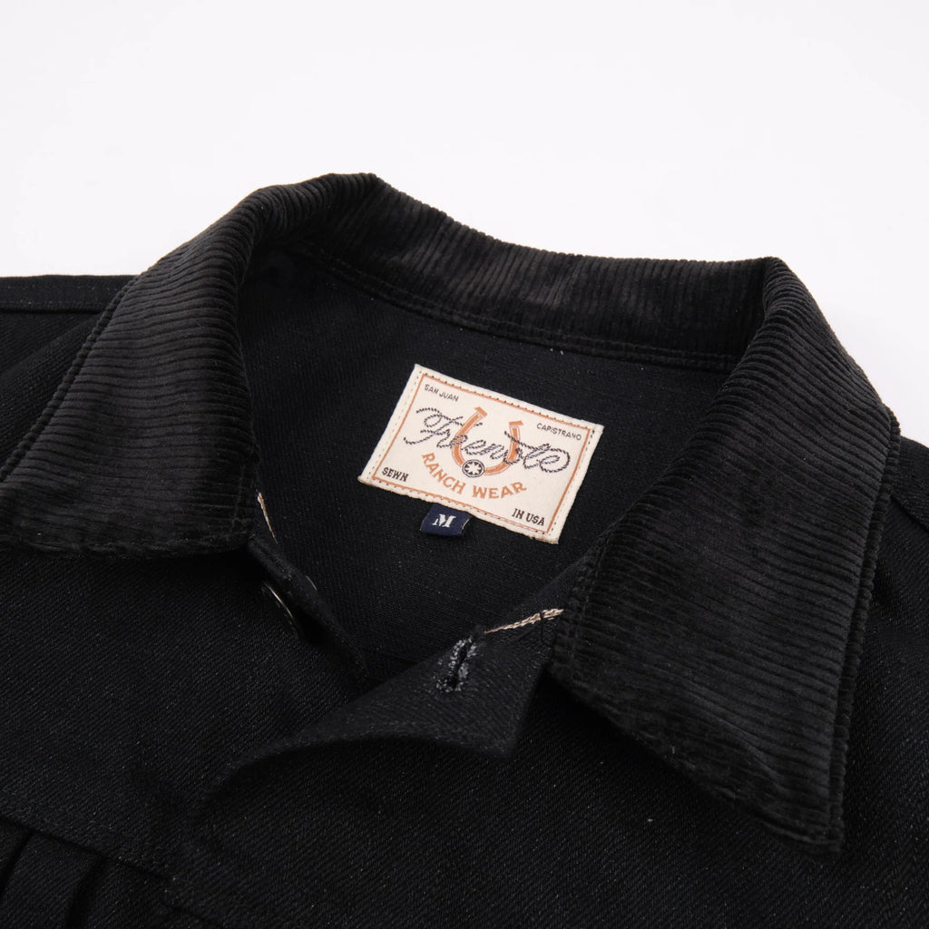 Freenote Cloth RJ-3 17 Ounce Black Denim