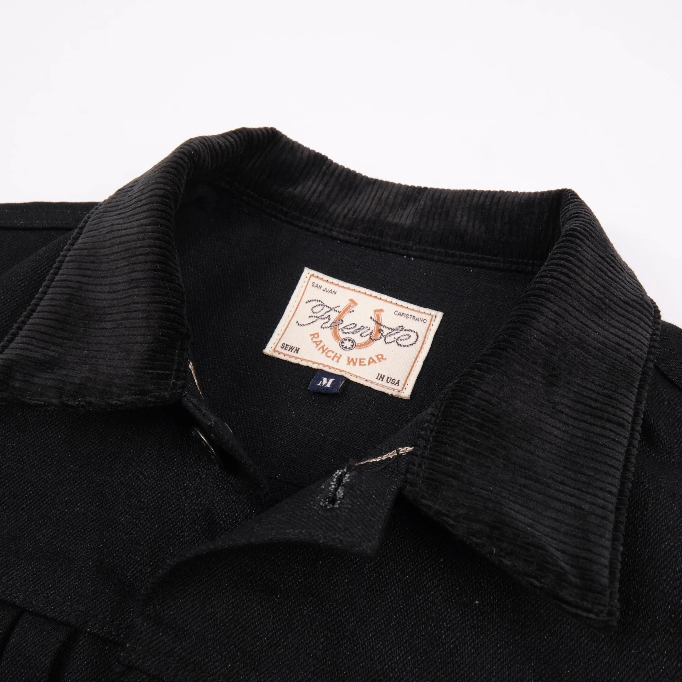 Freenote Cloth RJ-3 17 Ounce Black Denim