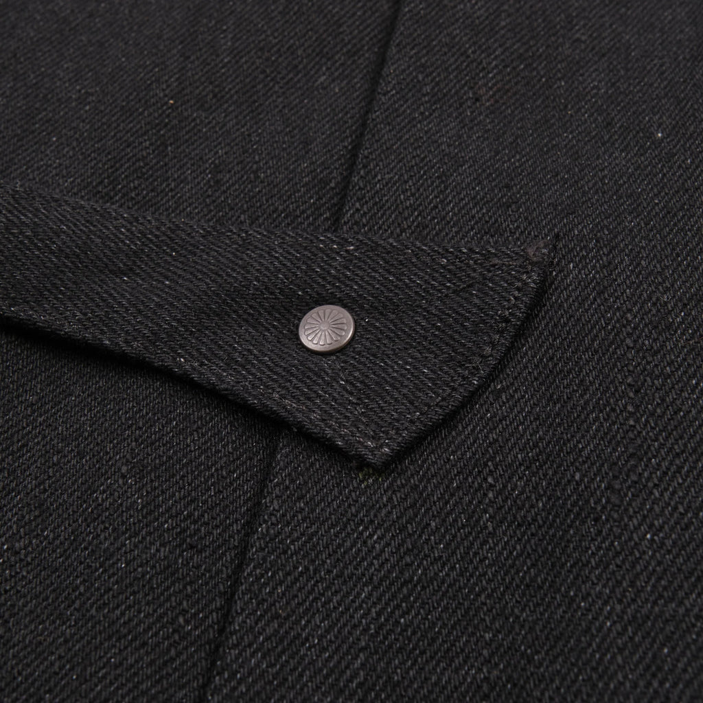 Freenote Cloth RJ-3 17 Ounce Black Denim
