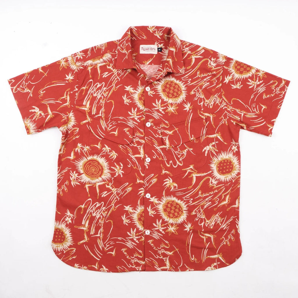 Freenote Cloth Dean Double Pocket Aloha Red