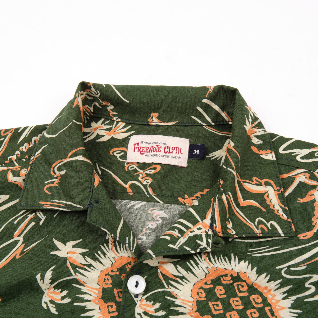 Freenote Cloth Dean Double Pocket Aloha Olive