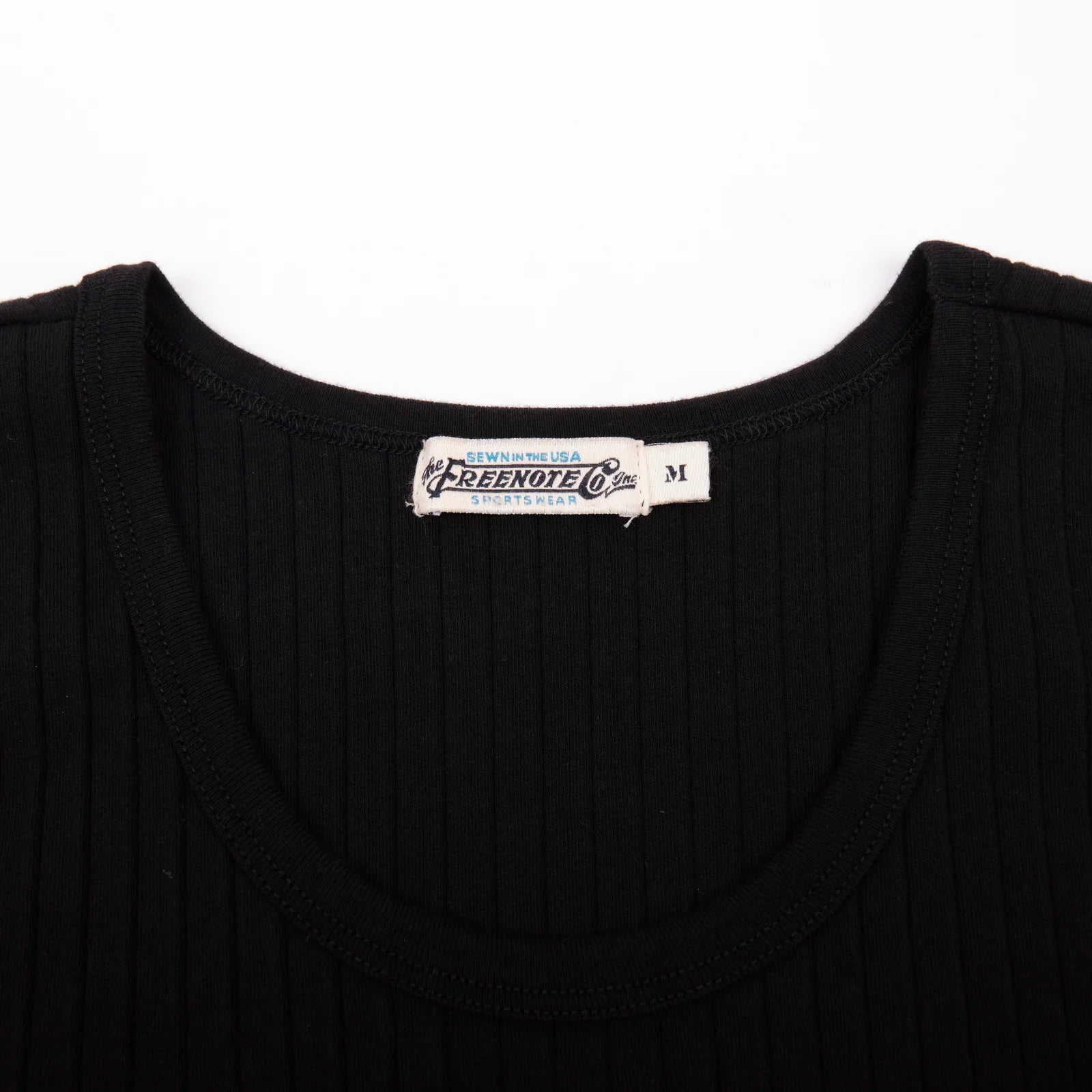 Freenote Cloth Two-Bit Tank Black