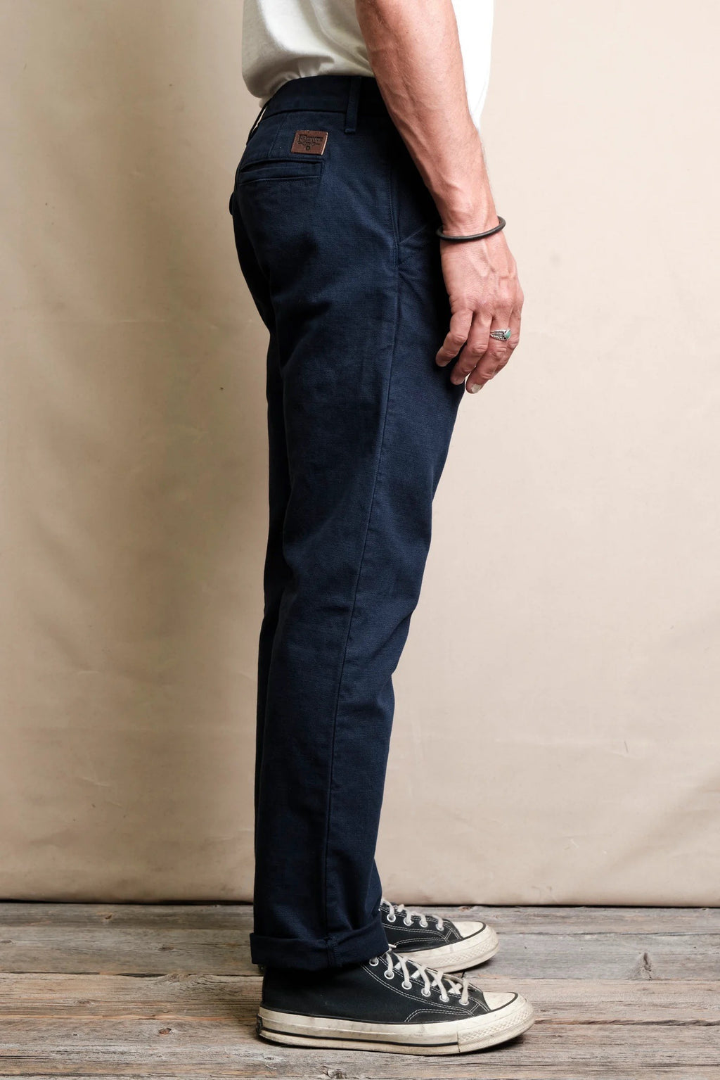 Freenote Cloth - Workers Chino Slim Straight Fit 14 Ounce Slub - Navy