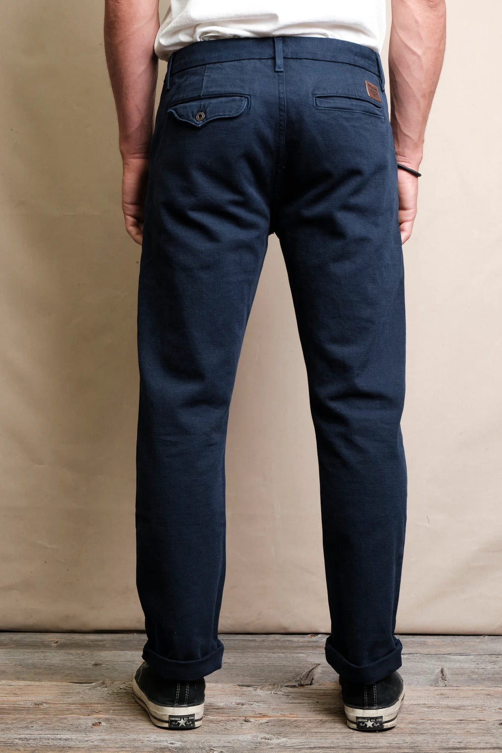 Freenote Cloth - Workers Chino Slim Straight Fit 14 Ounce Slub - Navy
