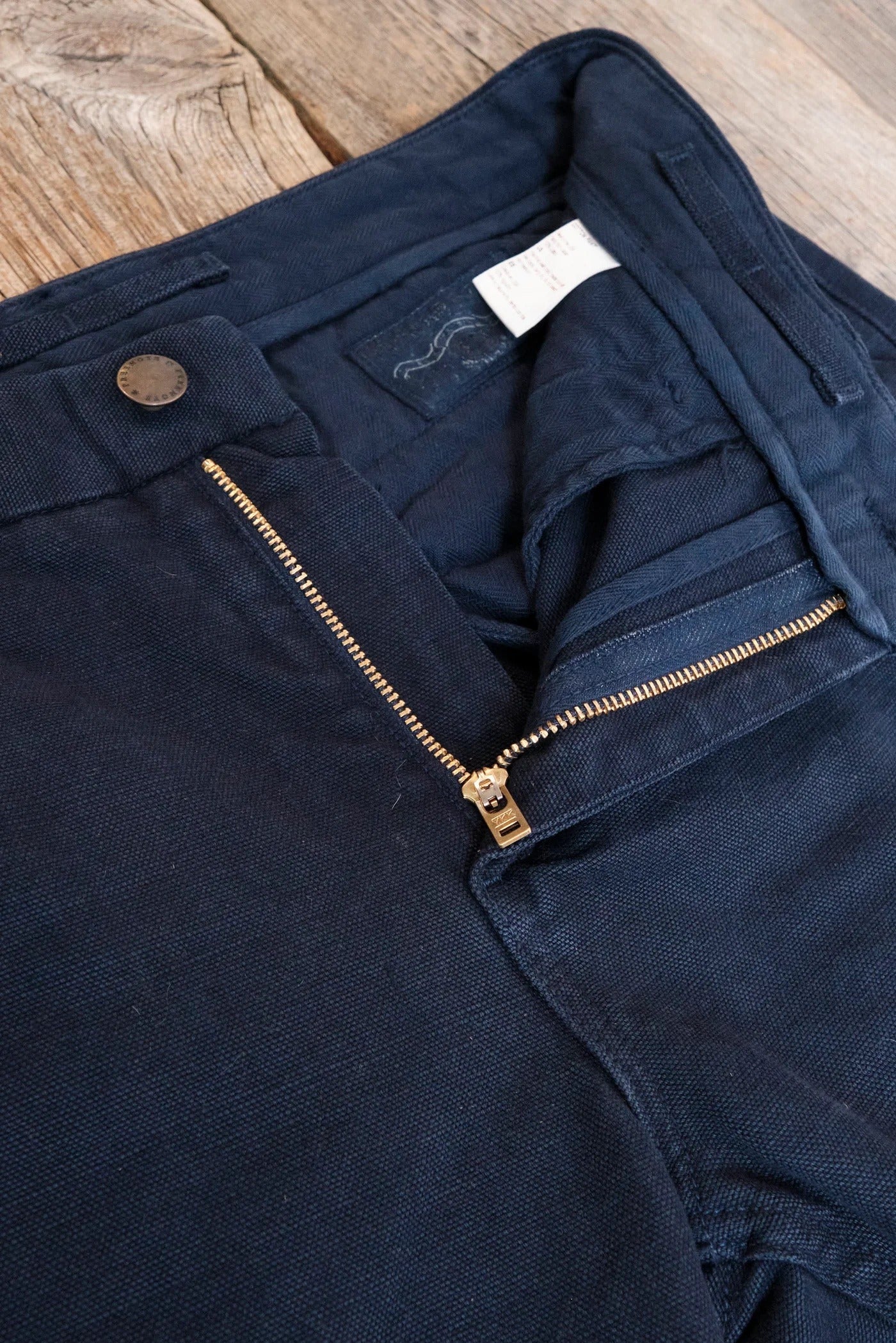 Freenote Cloth - Workers Chino Slim Straight Fit 14 Ounce Slub - Navy