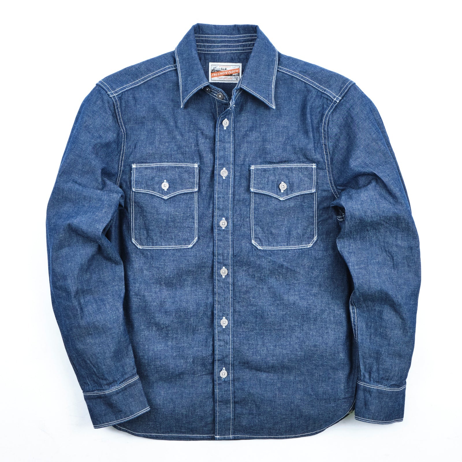 Freenote Cloth Scout Slate Chambray