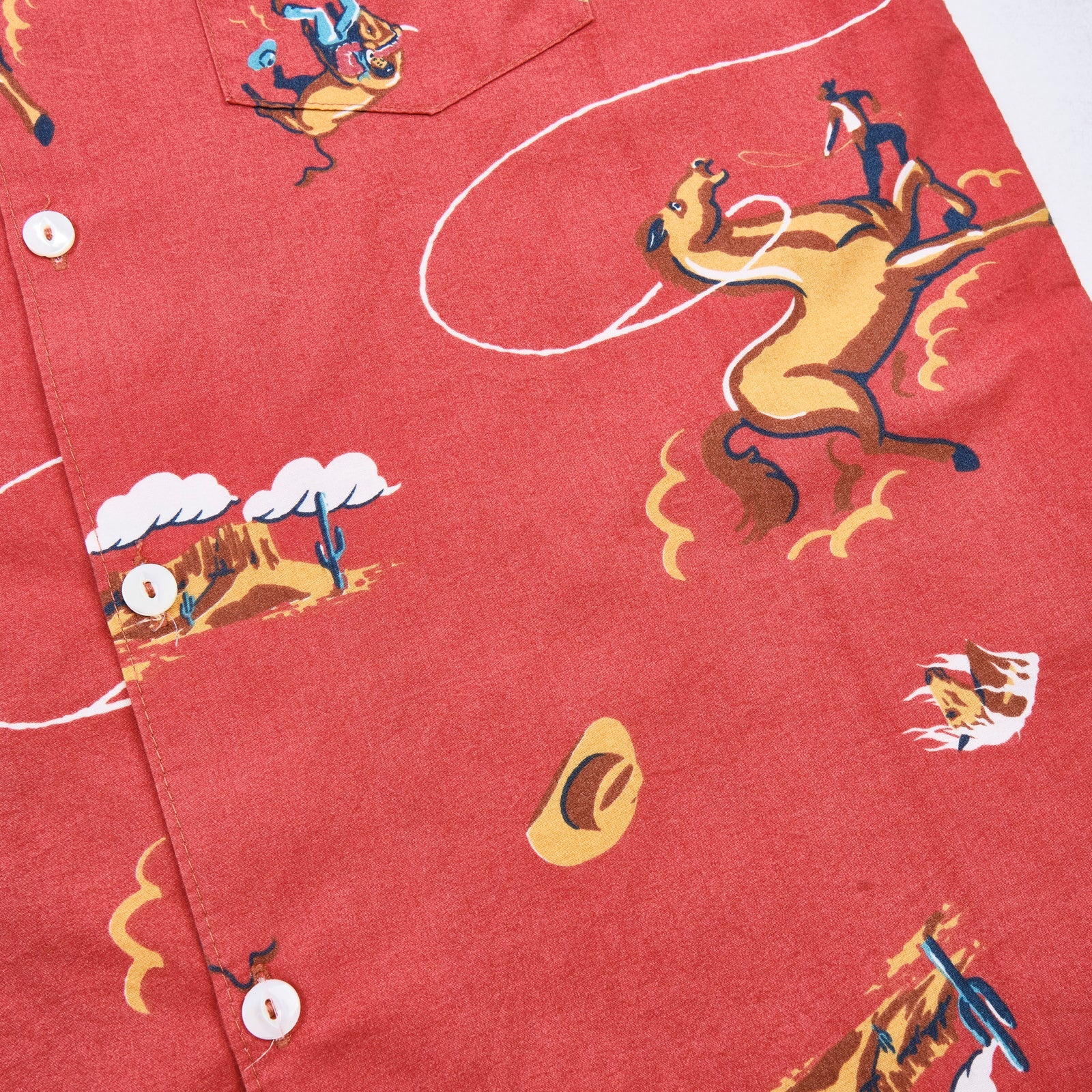 Freenote Cloth Hawaiian Orange Cowboy